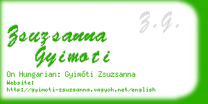 zsuzsanna gyimoti business card