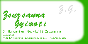 zsuzsanna gyimoti business card